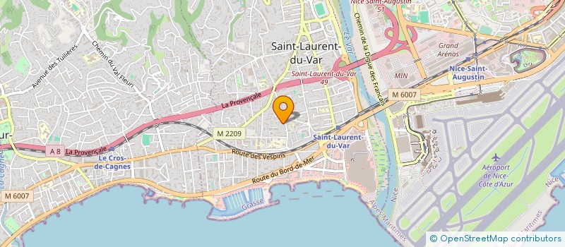 localisation de l'entreprise THELOU à SAINT-LAURENT-DU-VAR