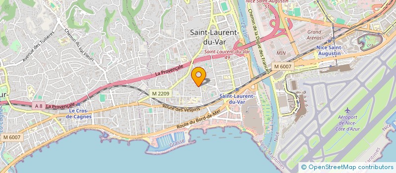 localisation de l'entreprise THELOU à SAINT-LAURENT-DU-VAR