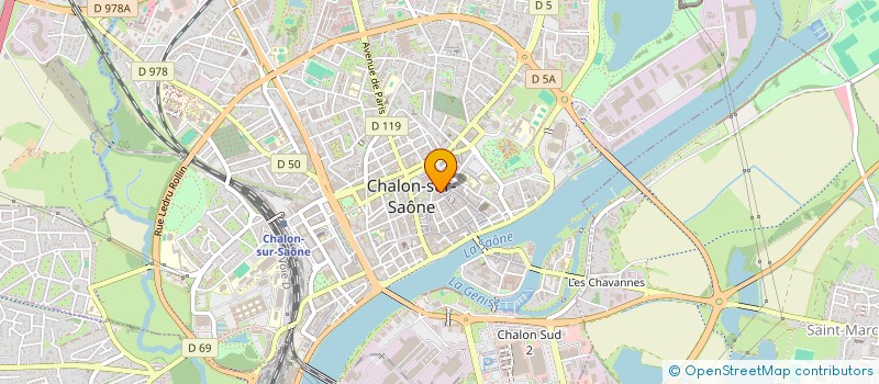 localisation de l'entreprise THELOUMA  CHALON-SUR-SAONE