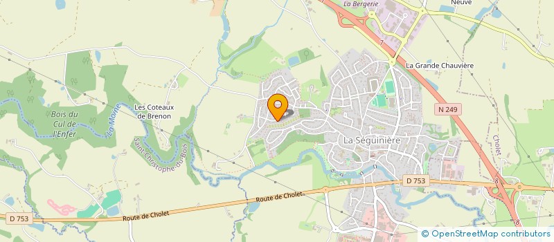 localisation de l'entreprise THELOWEN  LA SEGUINIERE