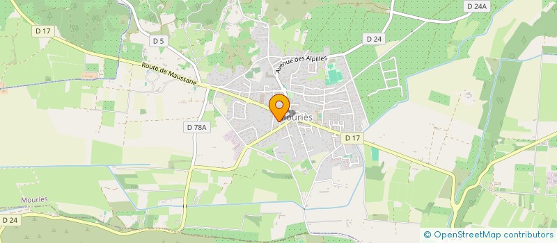 localisation de l'entreprise THELY  MOURIES