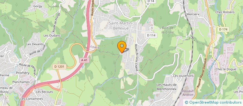 localisation de l'entreprise THELYA  TRESSERVE