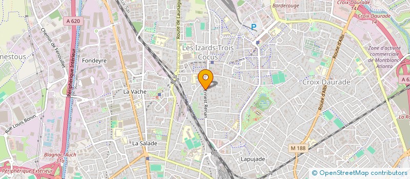 localisation de l'entreprise THELYA à TOULOUSE