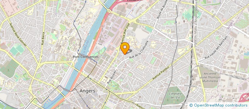 localisation de l'entreprise THELYS à ANGERS