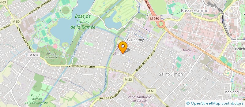 localisation de l'entreprise THELYS à TOULOUSE