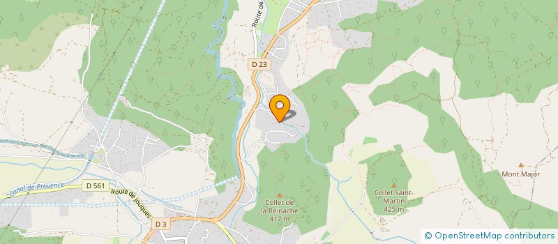 localisation de l'entreprise THELYS TP  RIANS