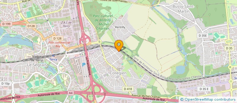 localisation de l'entreprise THEM  COLLEGIEN