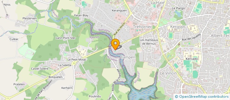 localisation de l'entreprise THEMA  VANNES
