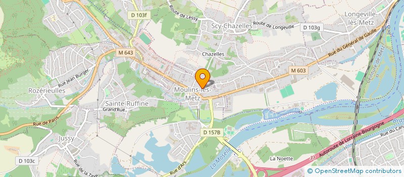 localisation de l'entreprise THEMA  LESSY