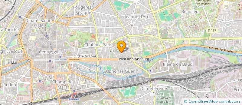 localisation de l'entreprise THEMA FC  RENNES