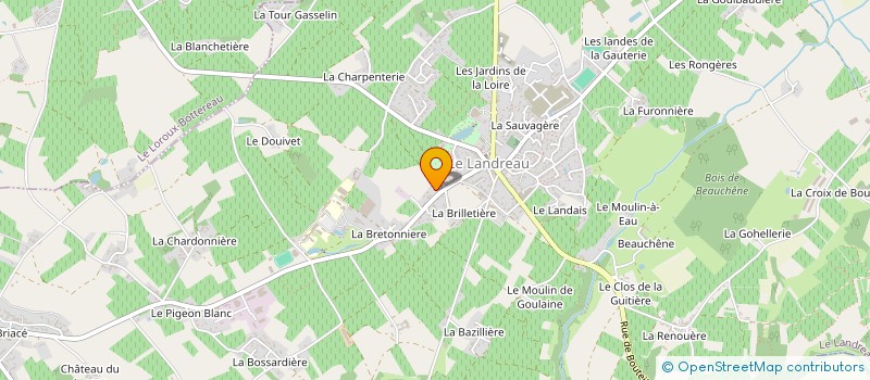 localisation de l'entreprise THEMA FINANCES  LE POULIGUEN