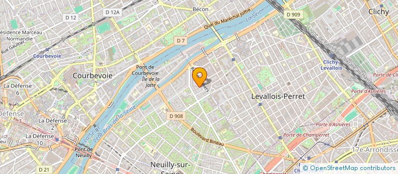 localisation de l'entreprise THEMA INVESTISSEMENT à NEUILLY-SUR-SEINE