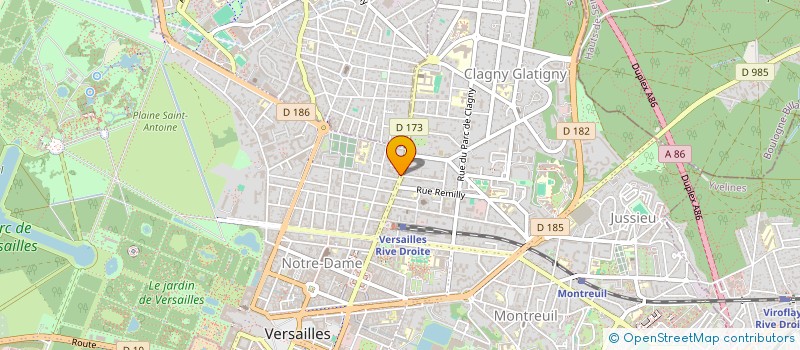 localisation de l'entreprise THEMA PROPERTIES à VERSAILLES