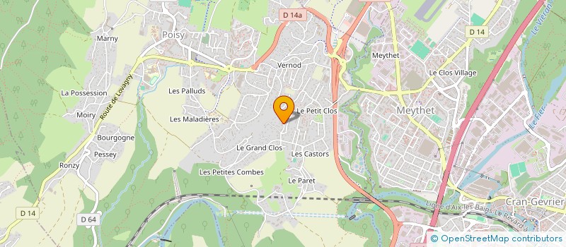 localisation de l'entreprise THEMAAX  POISY