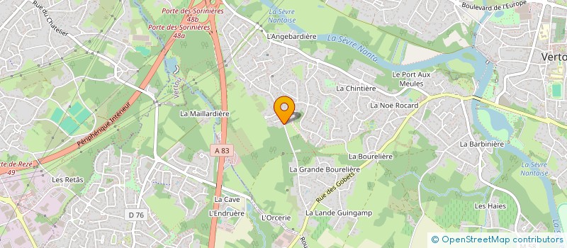 localisation de l'entreprise THEMALY  VERTOU