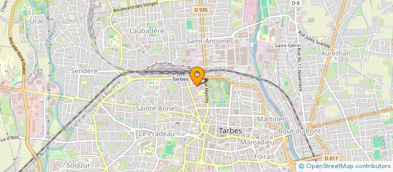 localisation de l'entreprise THEMAPA  TARBES