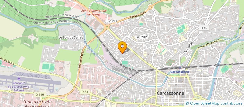 localisation de l'entreprise THEMART à CARCASSONNE
