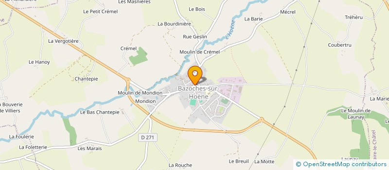localisation de l'entreprise THEMAS à BAZOCHES-SUR-HOENE