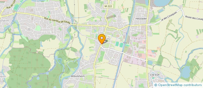 localisation de l'entreprise THEMAS  ESCHAU