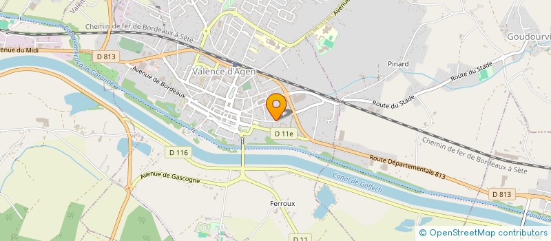 localisation de l'entreprise THEMAX à VALENCE