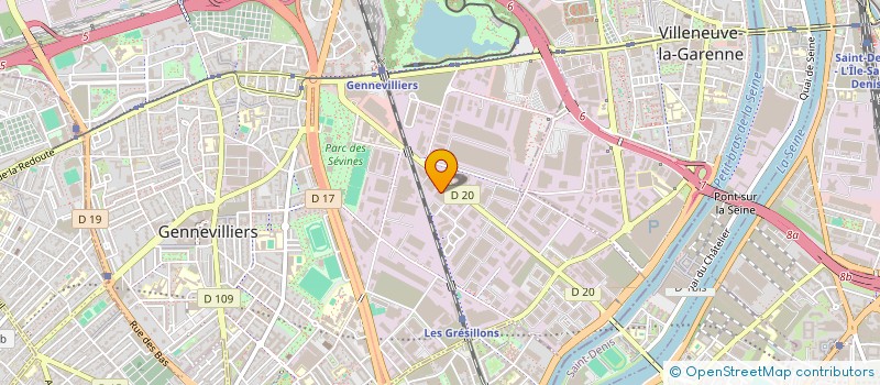 localisation de l'entreprise THEMCO à GENNEVILLIERS