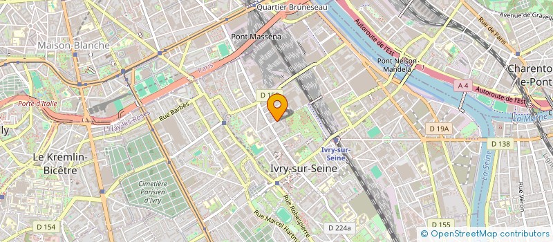 localisation de l'entreprise THEME FRERES ENTREPRISE  IVRY-SUR-SEINE