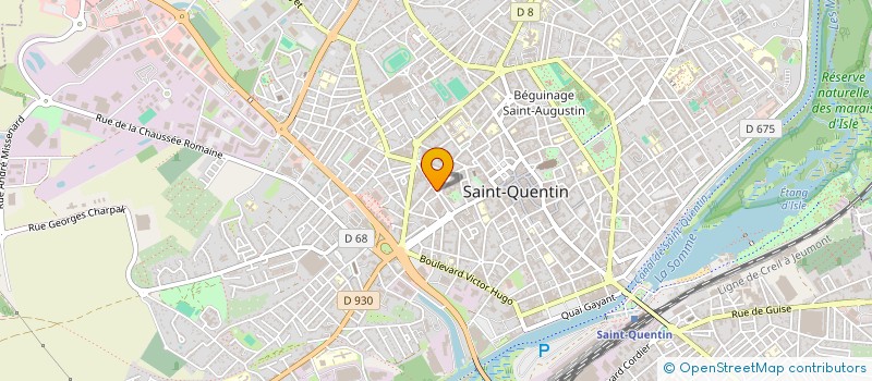 localisation de l'entreprise THEME SARL à SAINT-QUENTIN