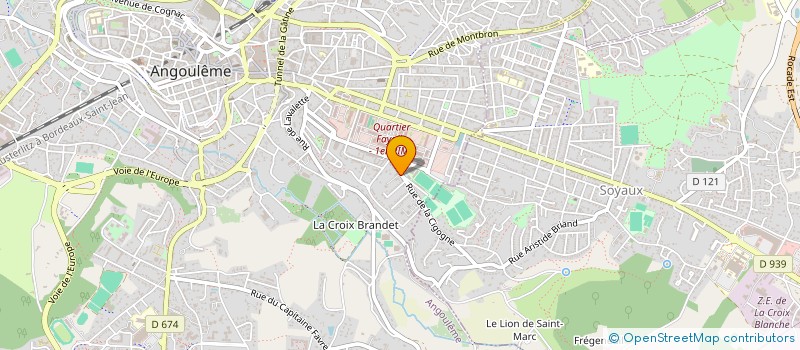 localisation de l'entreprise THEMELIO à ANGOULEME