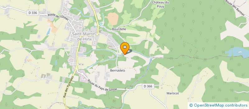 localisation de l'entreprise THEMERTIA  SAINT-MARTIN-DE-HINX