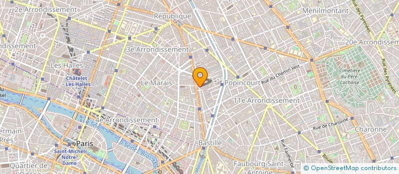 localisation de l'entreprise THEMES SARL  PARIS