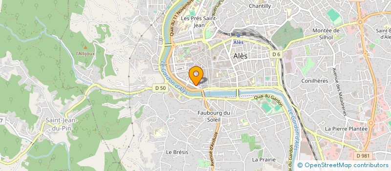 localisation de l'entreprise THEMESIS  ALES