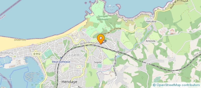 localisation de l'entreprise THEMI PRESTATIONS  HENDAYE