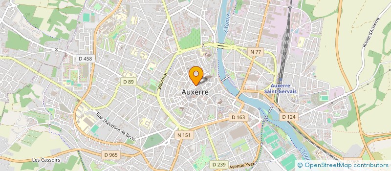 localisation de l'entreprise THEMI'S SCI à AUXERRE