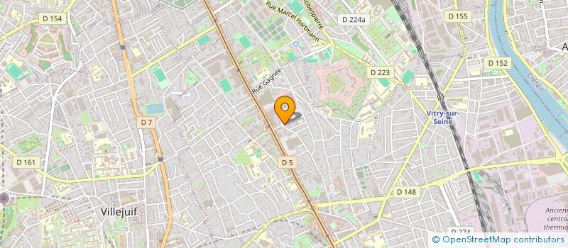 localisation de l'entreprise THEMIE  VITRY-SUR-SEINE