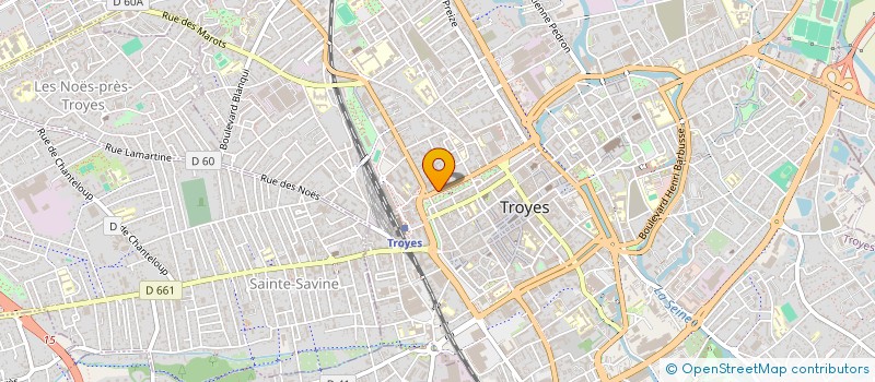 localisation de l'entreprise THEMIS 2 à TROYES
