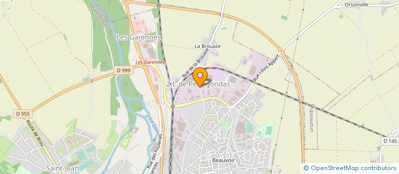 localisation de l'entreprise THEMIS à CHATEAUDUN