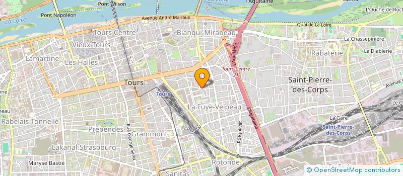 localisation de l'entreprise THEMIS  TOURS