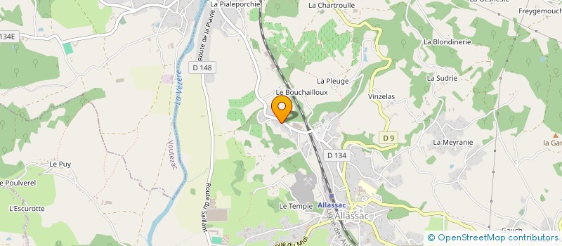 localisation de l'entreprise THEMIS à ALLASSAC