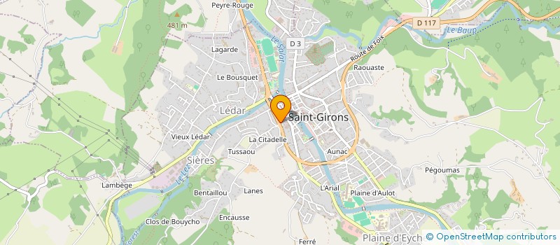 localisation de l'entreprise THEMIS à SAINT-GIRONS