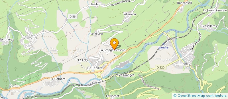 localisation de l'entreprise THEMIS  LA PLAGNE TARENTAISE