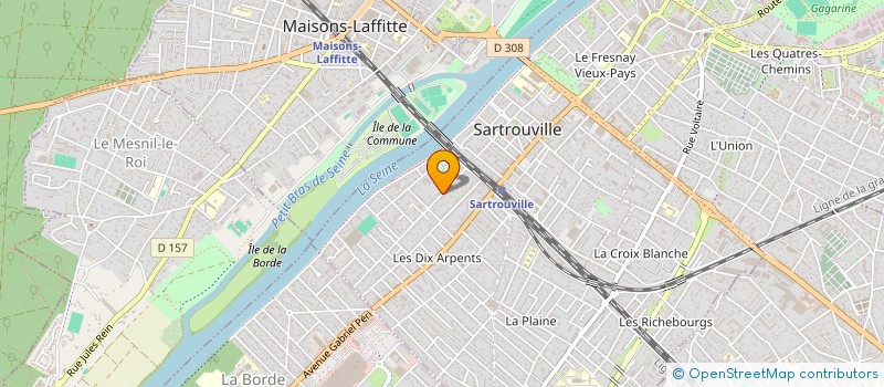 localisation de l'entreprise THEMIS  SARTROUVILLE