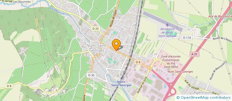 localisation de l'entreprise THEMIS à NUITS-SAINT-GEORGES