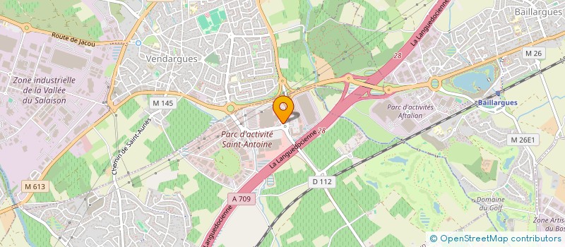 localisation de l'entreprise THEMIS  SAINT-AUNES