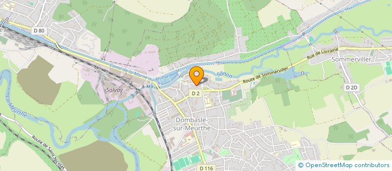 localisation de l'entreprise THEMIS  DOMBASLE-SUR-MEURTHE