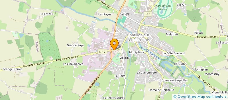 localisation de l'entreprise THEMIS AMENAGEUR à CHATILLON-SUR-CHALARONNE