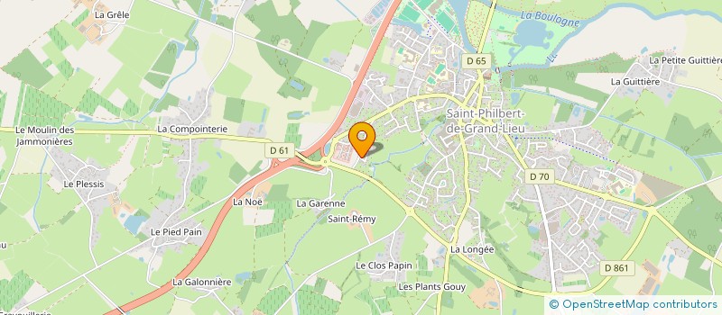 localisation de l'entreprise THEMIS DEVELOPPEMENT à SAINT-PHILBERT-DE-GRAND-LIEU