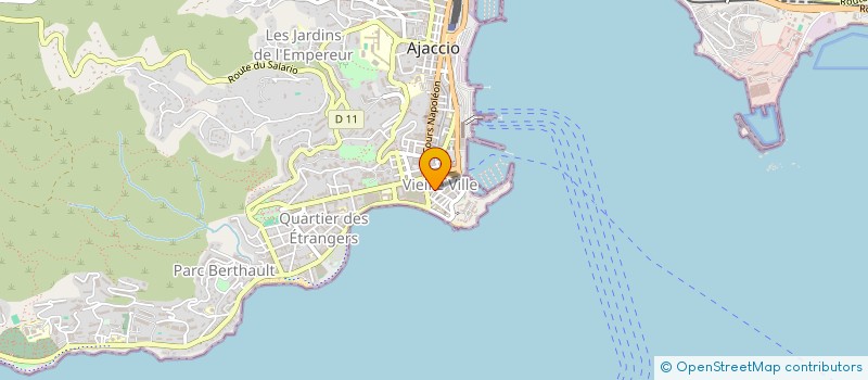 localisation de l'entreprise THEMIS FORMATION à AJACCIO