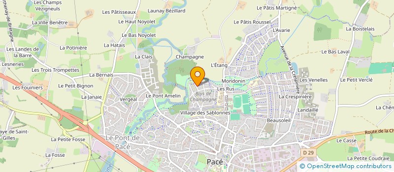 localisation de l'entreprise THEMIS-OLONNE à PACE