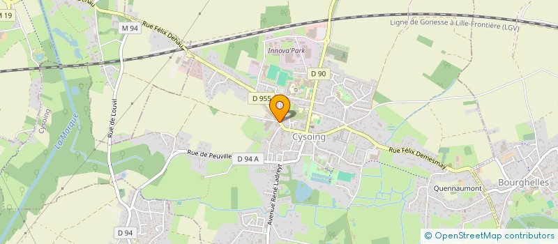 localisation de l'entreprise THEMYS INGENIERIE à CAMPHIN-EN-PEVELE