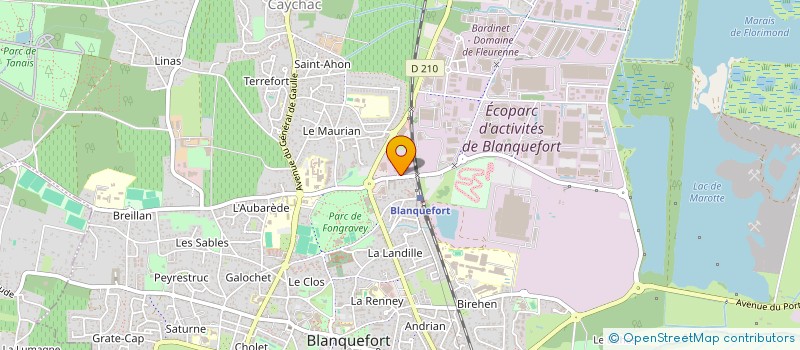localisation de l'entreprise THENAIS à BLANQUEFORT